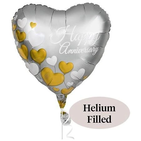Elegant 17‑Inch Anniversary Foil Balloon – Premium Metallic Party Décor