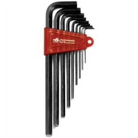 9‑Piece L‑Shaped Hex Wrench Set – Chrome‑Vanadium Steel Allen Keys