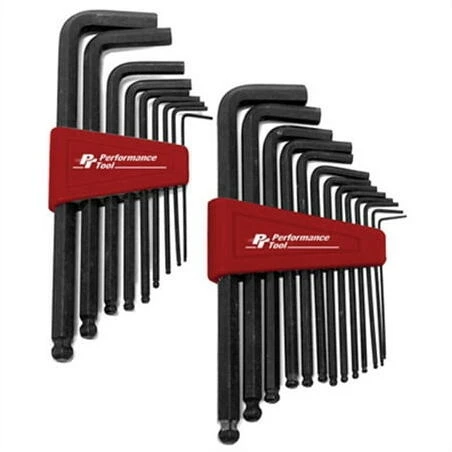 22‑Piece Double‑Ball Hex L‑Key Set – Heavy‑Duty Allen Wrench Kit
