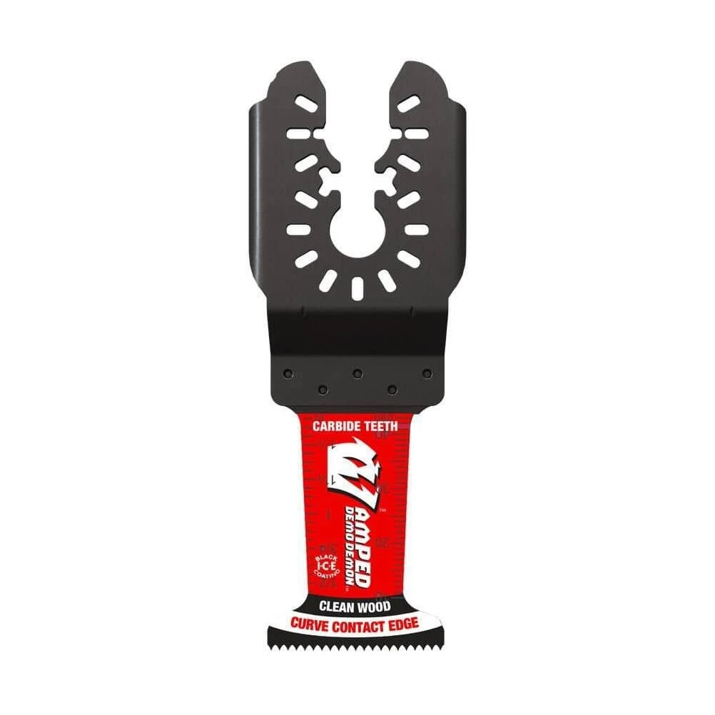 Diablo AMPED Demo Demon 1¼" Carbide Oscillating Blade – Universal Fit for Clean‑Wood Cuts