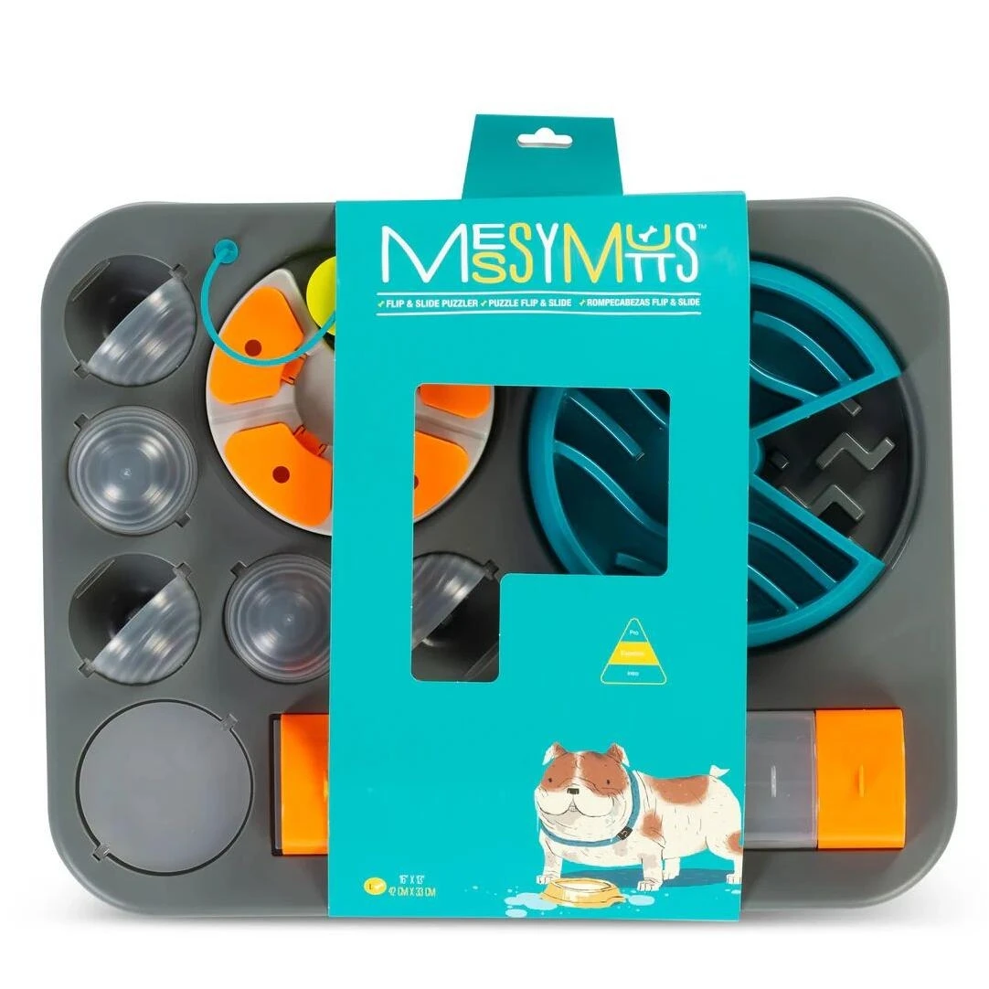 Large Messy Mutts Flip‑N‑Slide Pet Grooming Mat – Easy‑Clean, Non‑Slip Design