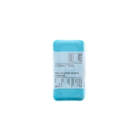R&F Encaustic Paint 40 ml – Rich Cobalt Teal for Professional Artists