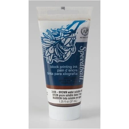 Brown Block Ink – 1.25 oz Waterproof Fountain Pen Bottle