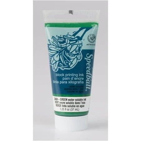 Green 1.25 oz Block Ink – Water‑Based Art & Calligraphy Ink