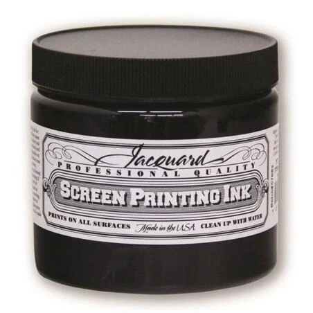 Professional 16‑oz Black Screen Printing Ink – High‑Yield, Vibrant Coverage