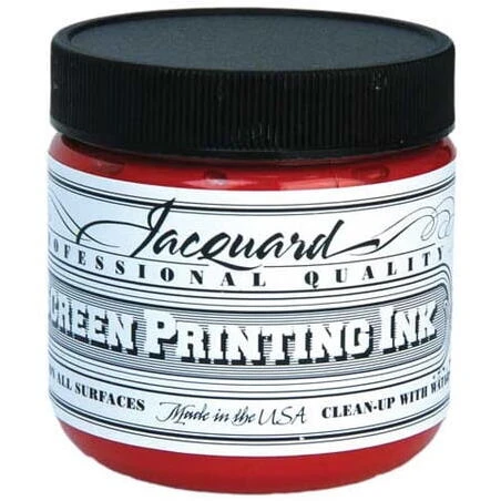 Scarlet 4 oz Professional Screen Printing Ink – Vibrant, Fast‑Drying Formula