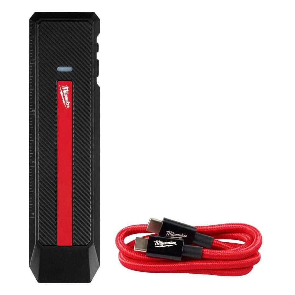 Milwaukee Rechargeable Flat Flashlight with Green Laser – 1300‑Lumen Pocket‑Size Inspection Light