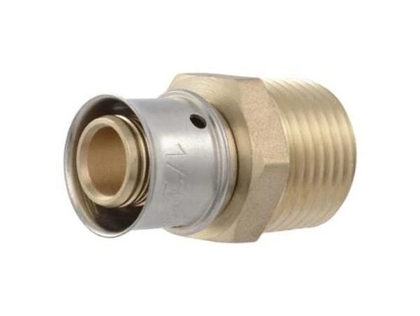 SharkBite 1" Brass MNPT PEX Press Adapter – Quick‑Connect for PEX‑A & PEX‑B