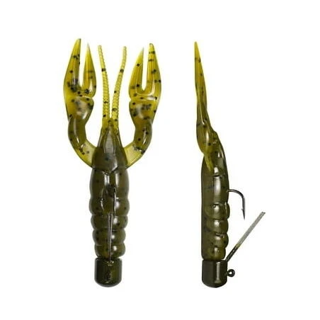 Premium Crowned Pumpkin Fishing Lure – High‑Visibility Fin Design for Bass & Panfish
