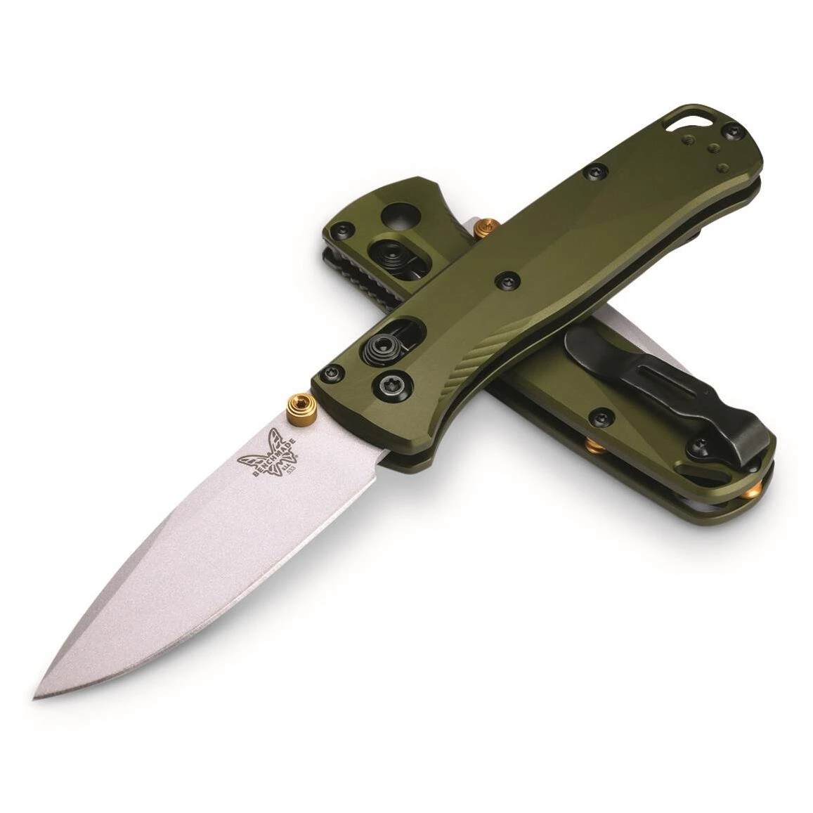 Compact Green Woodland Folding Knife – 2.8" Outdoor Survival Blade