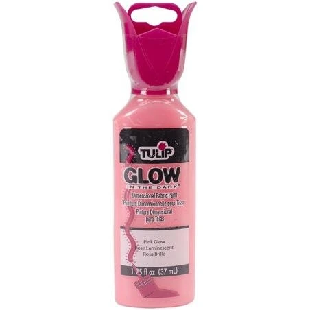 Glow Pink Fabric Paint – Vibrant Tulip Textile Dye for DIY Crafts