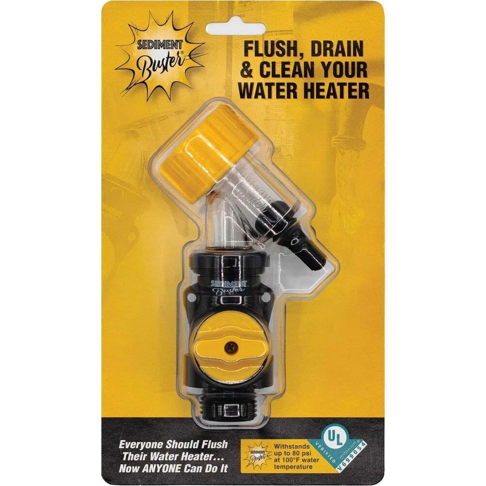 Sediment Buster Air‑Driven Water Heater Flushing & Draining System