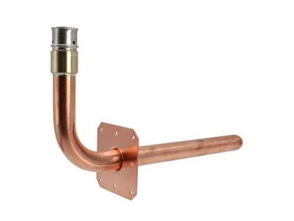 SharkBite 1/2" Closed Brass Stub‑Out with Bracket – PEX Press Fitting