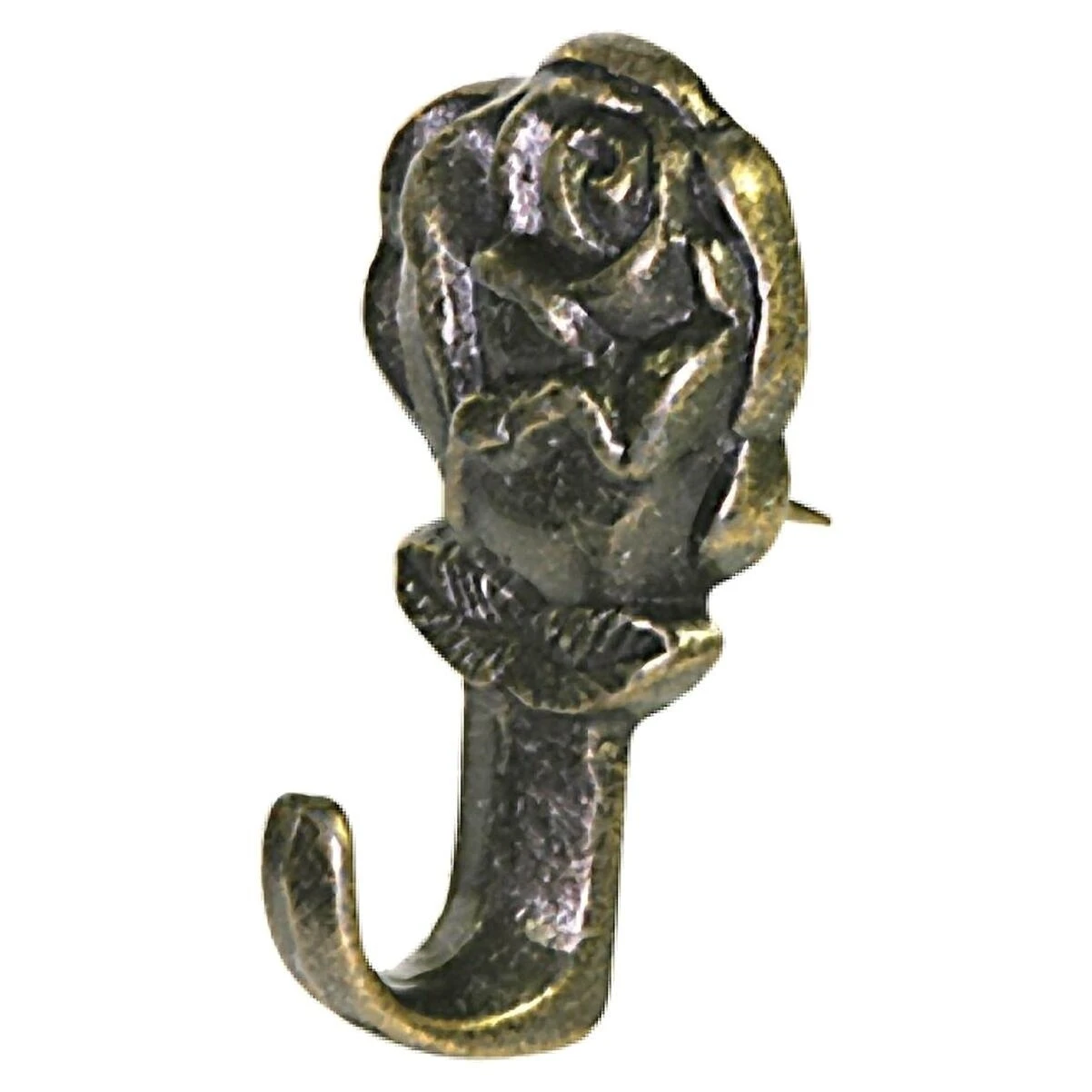 Anchor Wire, 122292, 3 Pack, Antique Brass Finish, Rose Push Pin Hanger