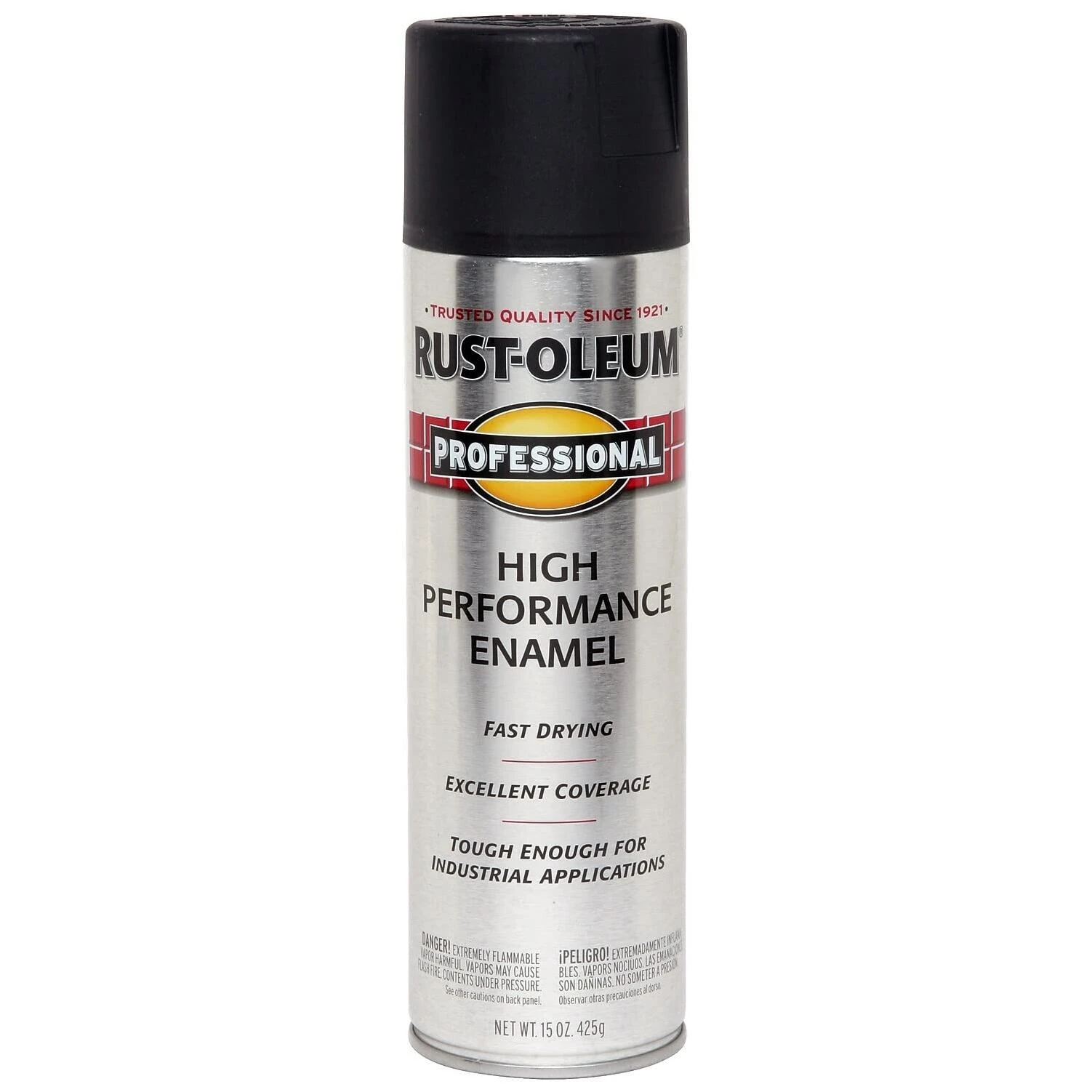Rust-Oleum 239107 Fast Dry Professional Spray Enamel, Black Semi-Gloss, 15 oz Rust-Oleum 239107 Fast Dry Professional Spray Enamel, Black Semi-Gloss, 15 oz