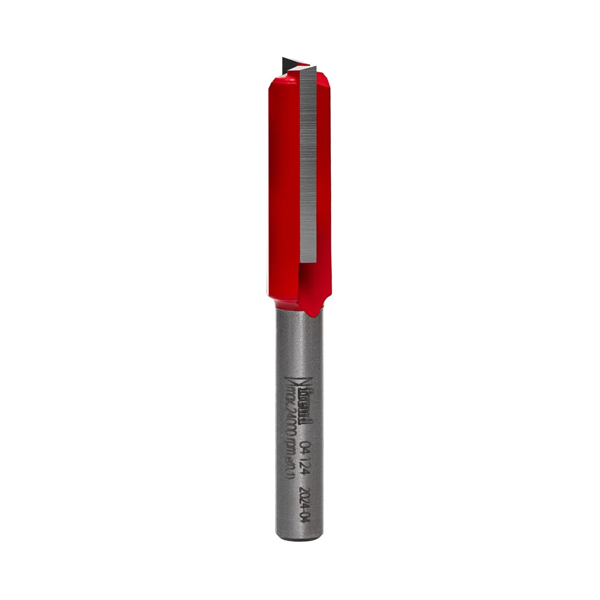 Freud 04-124 Carbide Straight Router Bit, 3/8 In. Dia., 1/4 In. Shank