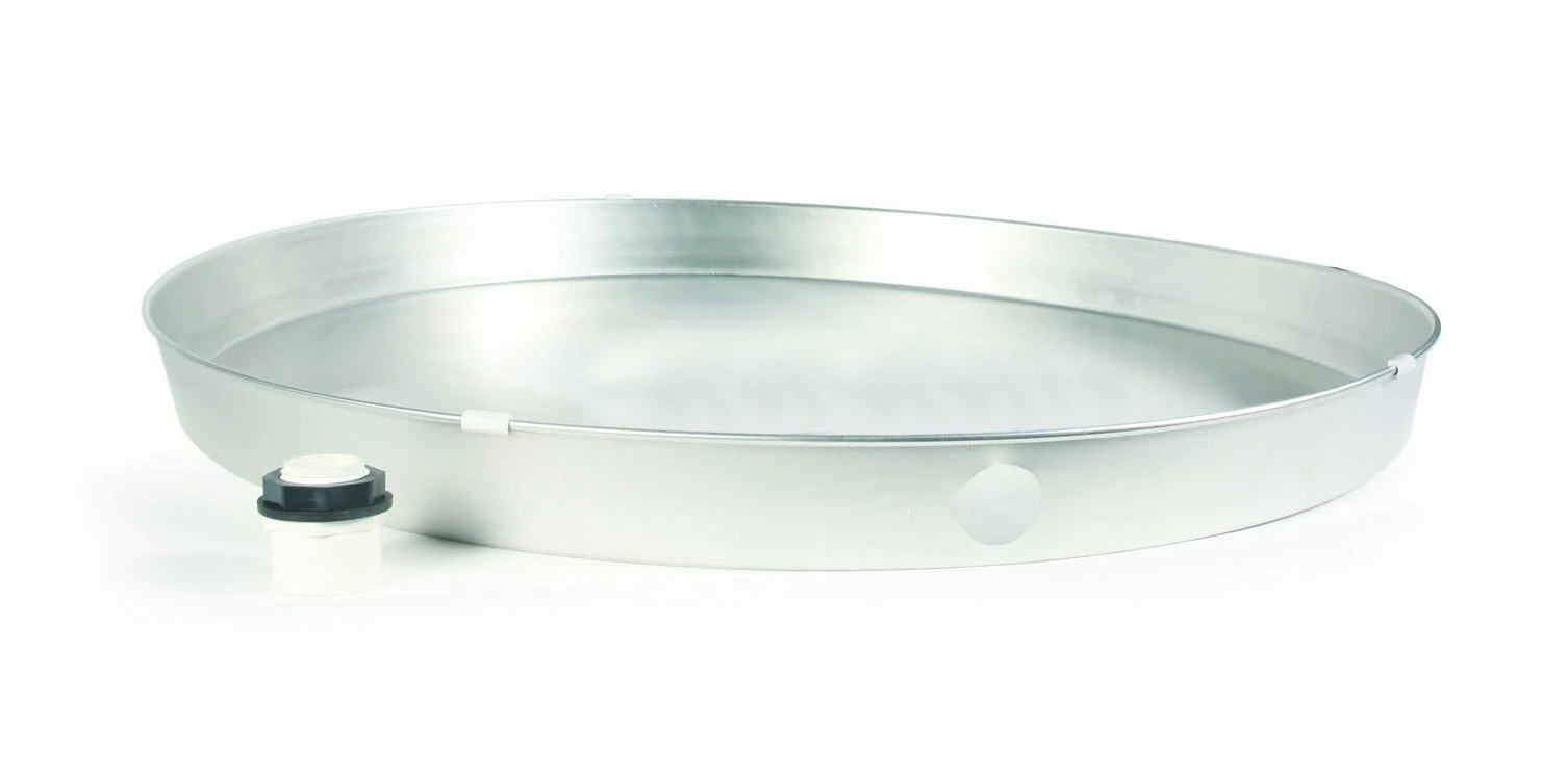 Camco 20840 Water Heater Drain Pan, Aluminum, 22 x 2.25 In.