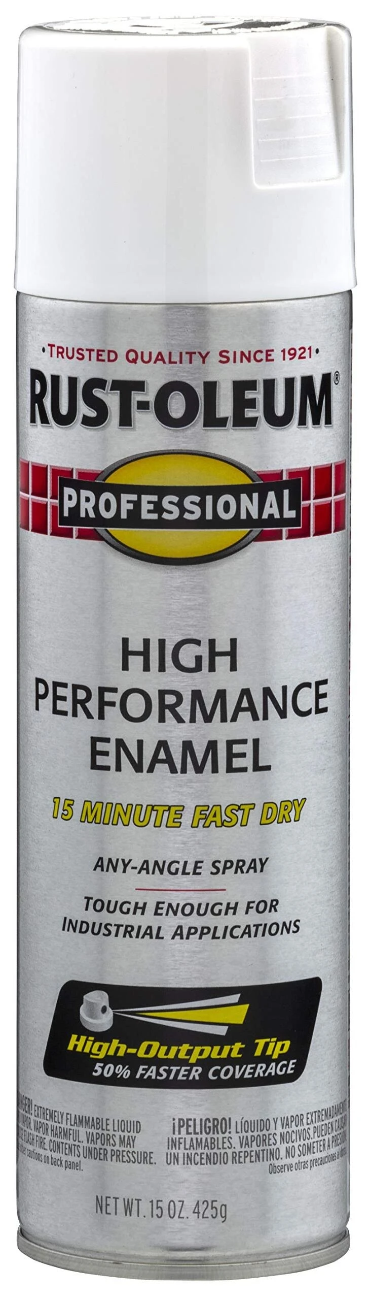Rust-Oleum 7590838 Fast Dry Professional Spray Enamel, Flat White, 15 oz Rust-Oleum 7590838 Fast Dry Professional Spray Enamel, Flat White, 15 oz