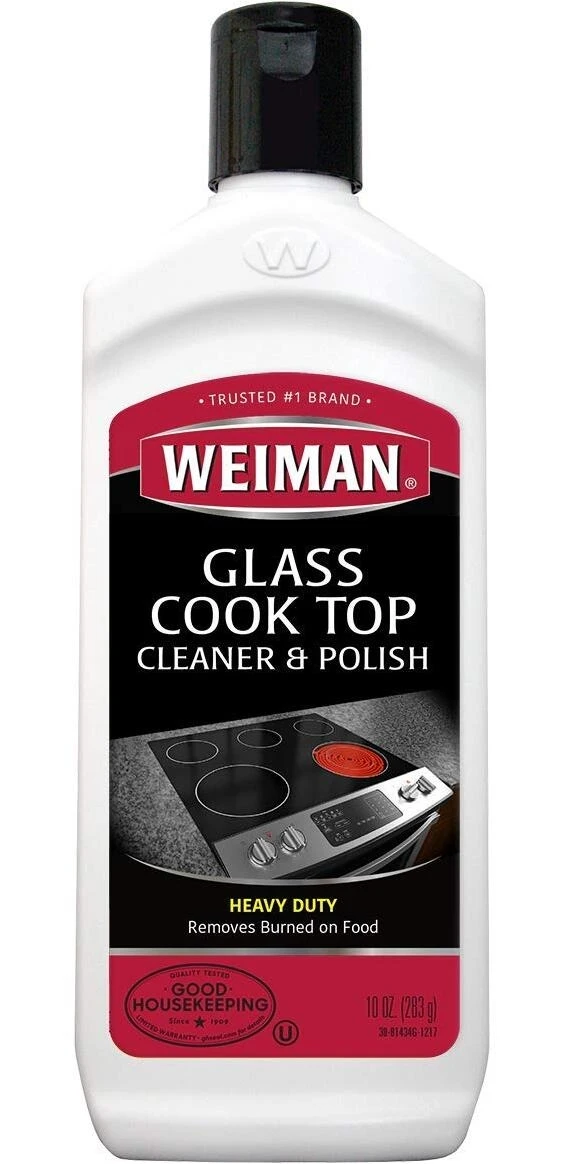 Weiman 38 Glass Cooktop Cleaner and Polish, 10 Oz.
