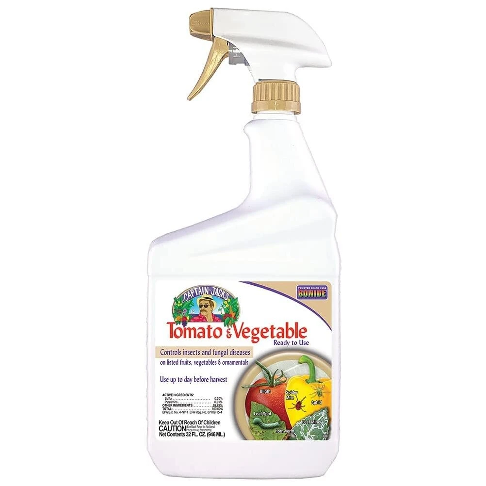 Bonide Captain Jack's Tomato & Vegetable Spray, Insect & Disease Control, 32 oz. Bonide Captain Jack's Tomato & Vegetable Spray, Insect & Disease Control, 32 oz.