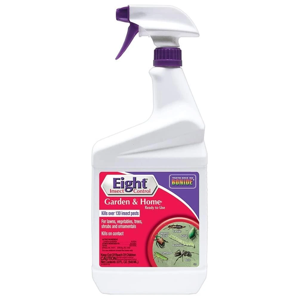 Bonide 428 Eight Insect Control Garden & Home Outdoor Insecticide, 32 oz.