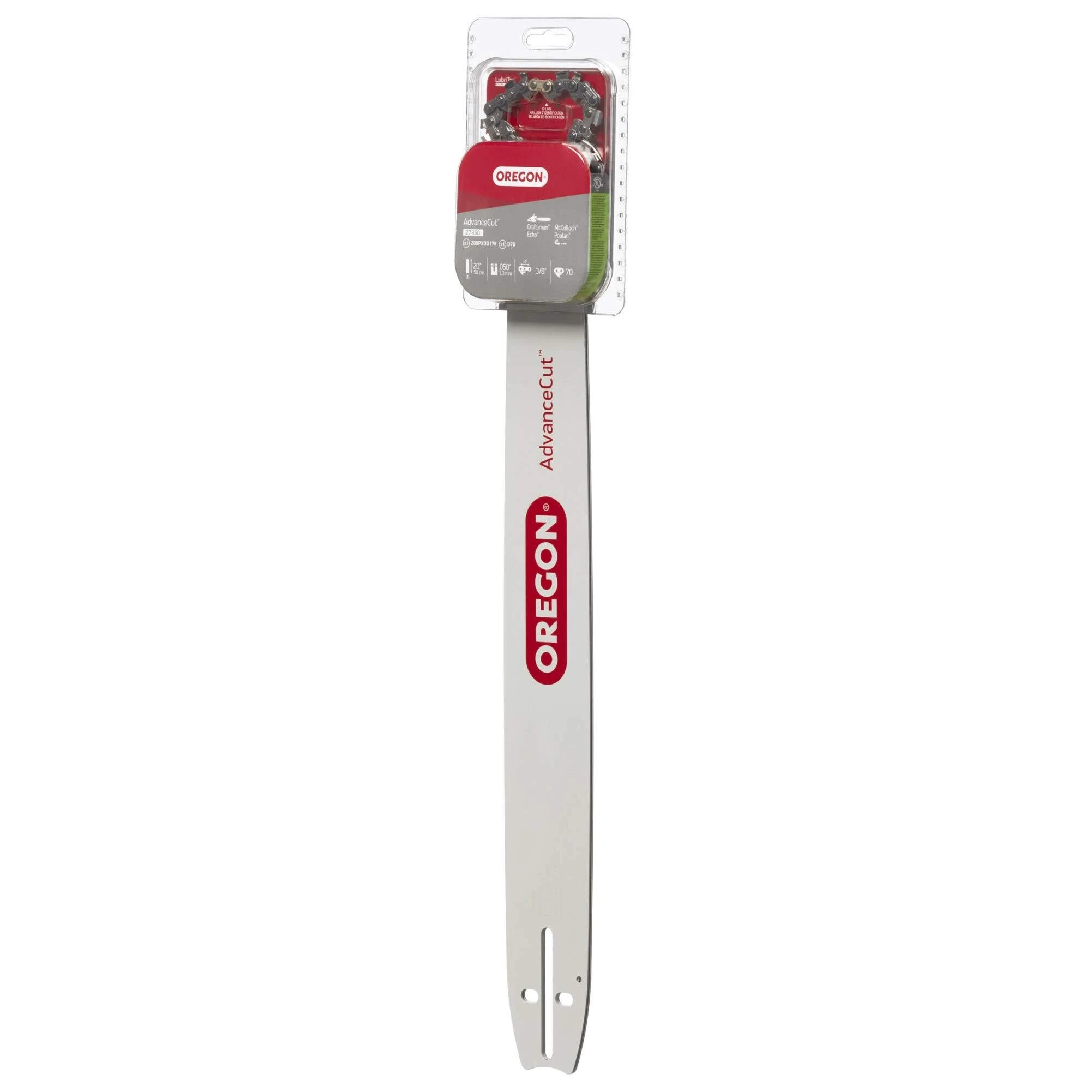 Oregon AdvanceCut 27850 Guide Bar and Chain Combo, 20 In., 70-Link Oregon AdvanceCut 27850 Guide Bar and Chain Combo, 20 In., 70-Link