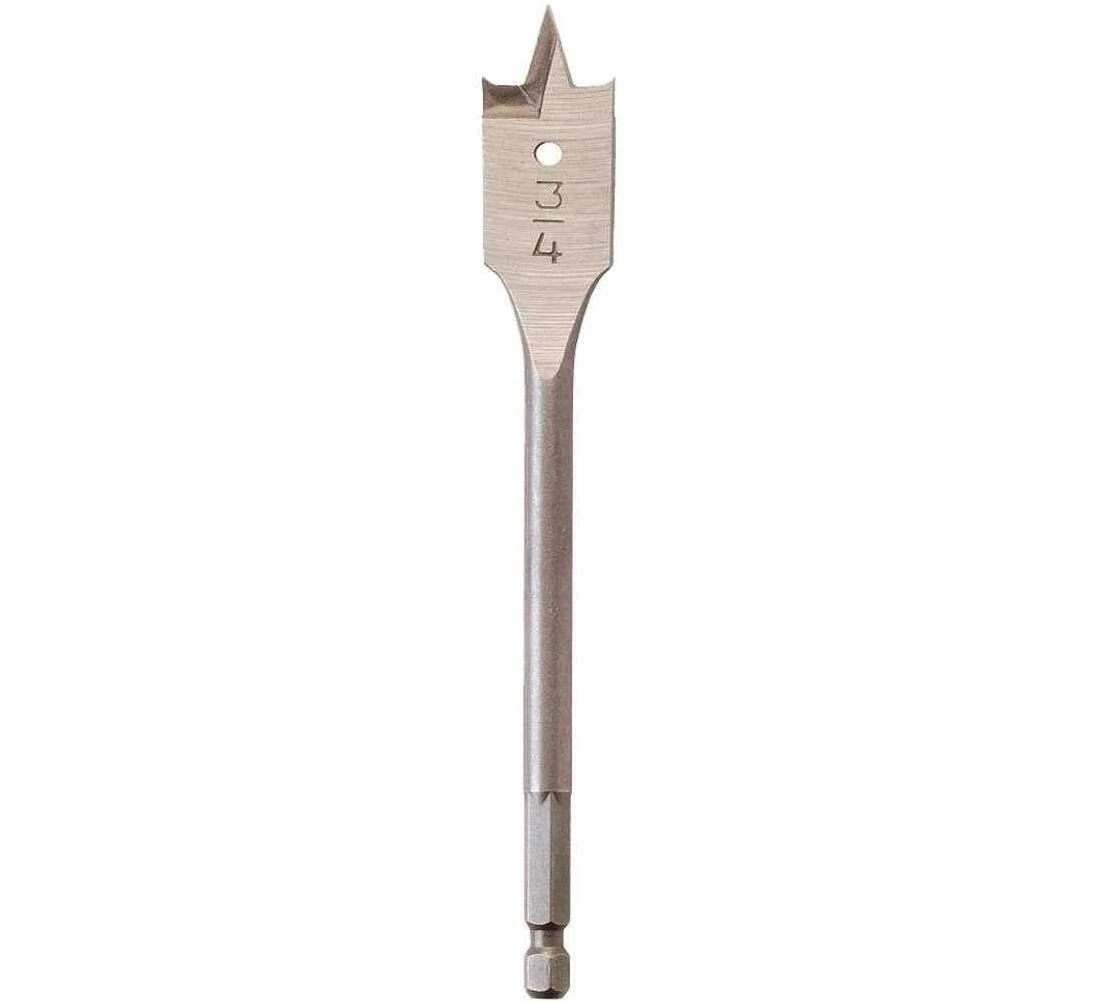 Milwaukee 48-27-0751 Wood Spade Drill Bit, 3/4 x 6 In., Hex Shank