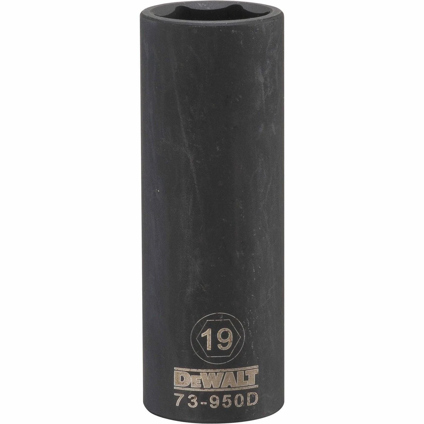 DeWalt DWMT73950OSP Impact Socket, 19mm, 1/2 In. Drive, 6-Point, Deep