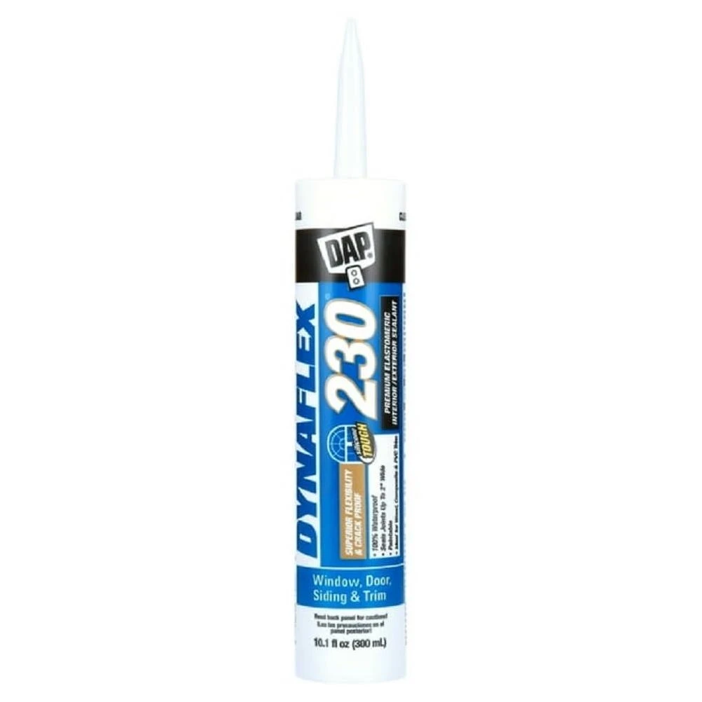 DAP 18416 Dynaflex 230 Elastomeric Latex Sealant, Clay, 10.1 oz