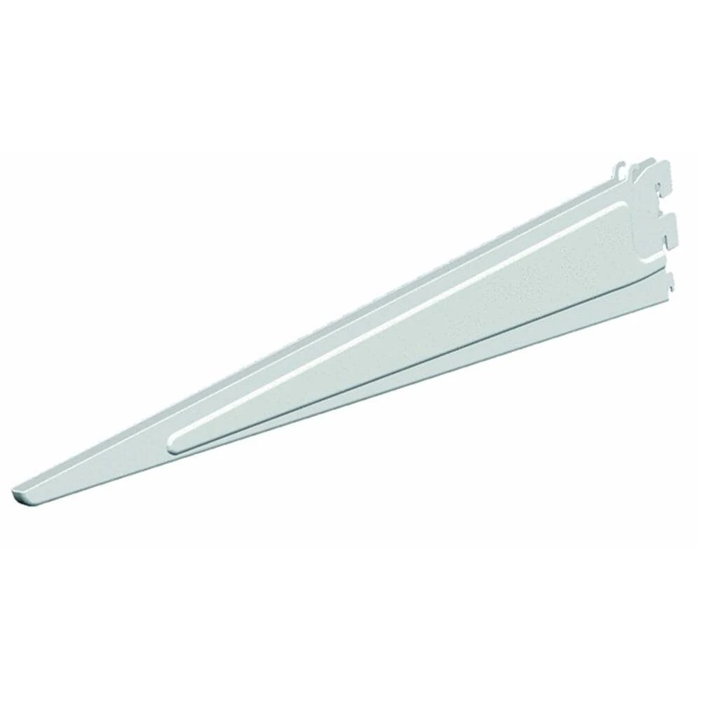ClosetMaid 285500 ShelfTrack Wire Shelving Bracket, 20 In., Steel, White