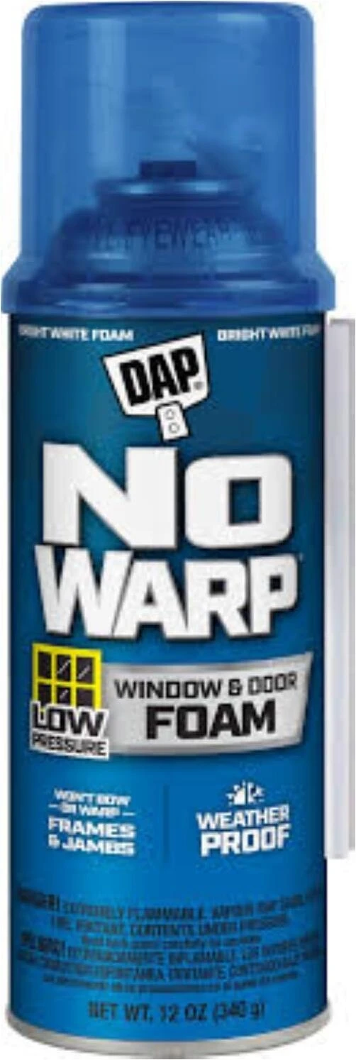 Dap 7565004000 No Warp Window and Door Foam Sealant, Bright White, 12 Oz. Dap 7565004000 No Warp Window and Door Foam Sealant, Bright White, 12 Oz.