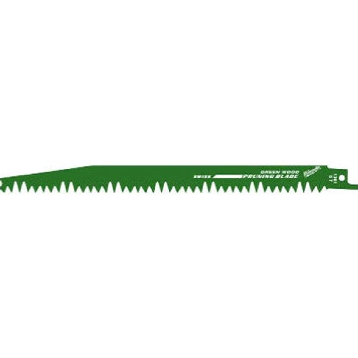 Milwaukee 48-00-1303 Reciprocating Saw Blade, Applicable Materials: Wood, 1 in W, 12 in L, 5 TPI, Bi-Metal Cutting Edge Milwaukee 48-00-1303 Reciprocating Saw Blade, Applicable Materials: Wood, 1 in W, 12 in L, 5 TPI, Bi-Metal Cutting Edge