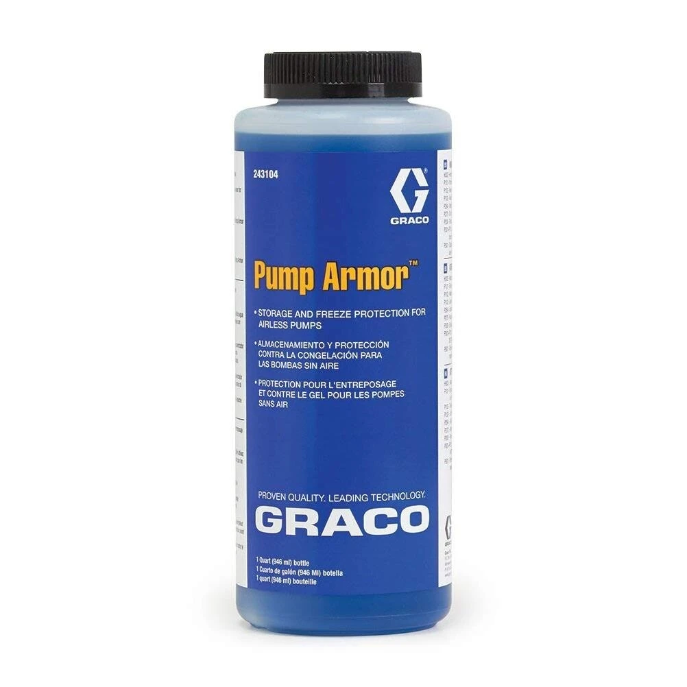 Graco 243104 Pump Armor Storage Fluid for Airless Sprayers, Qt. Graco 243104 Pump Armor Storage Fluid for Airless Sprayers, Qt.