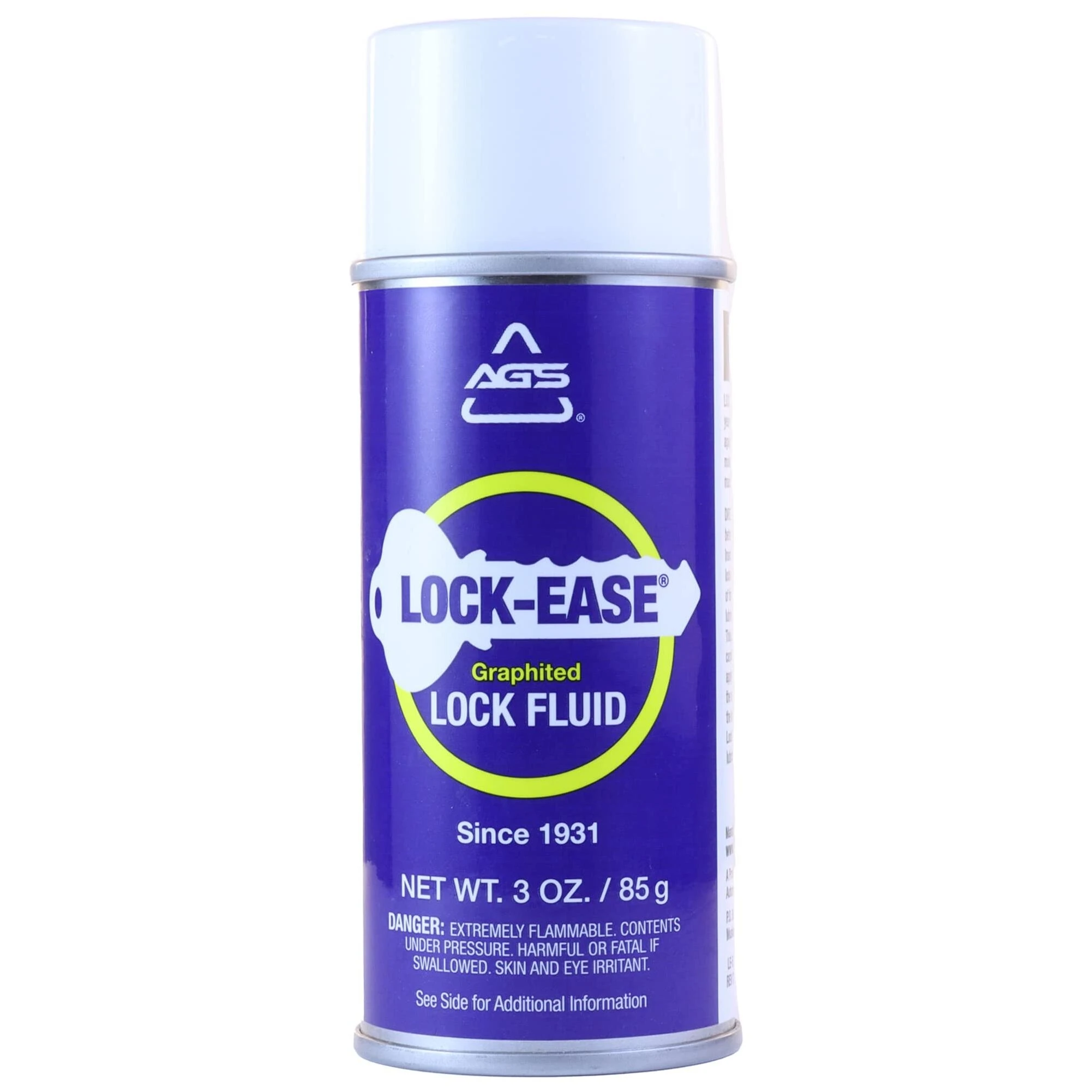 AGS LE-5 Lock-Ease Graphite Lock Fluid, 3 oz. Aerosol