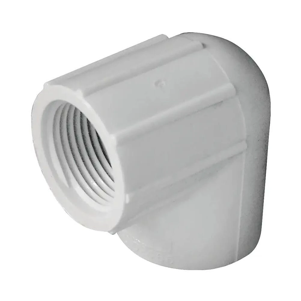 Ipex 90 Degree PVC Pipe Elbow, 3/4 In Socket x FPT, Schedule 40