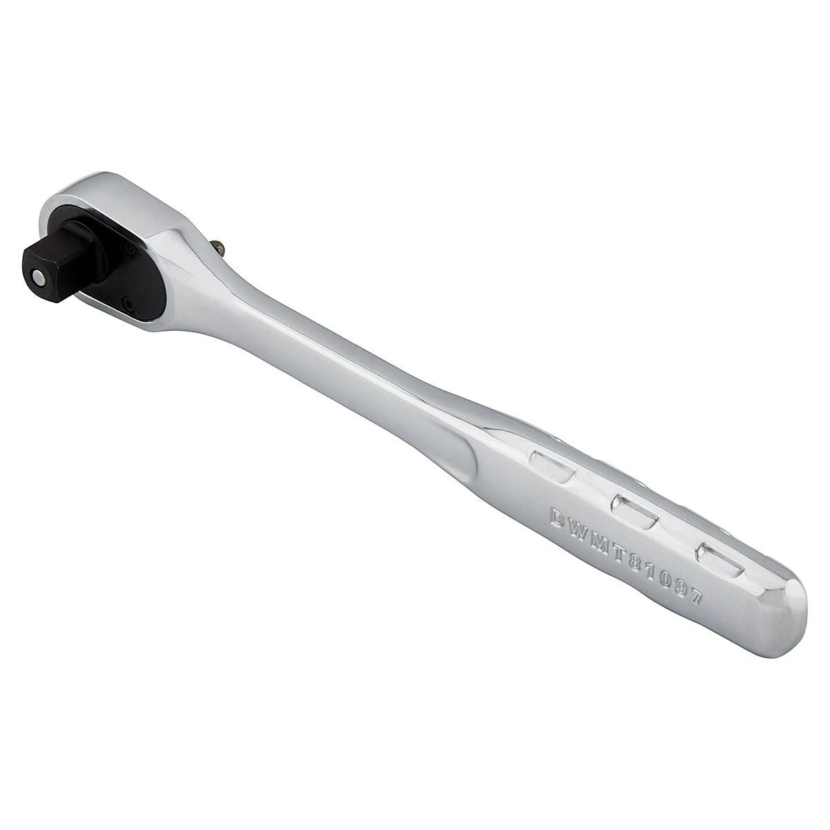 DEWALT DWMT81097 Quick-Release Ratchet, 3/8 in Drive, 7.48 in OAL, Chrome