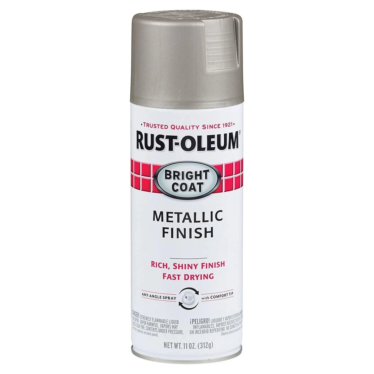 Rust-Oleum 7715830 Stops Rust Metallic Spray Paint, Aluminum, 11 oz.