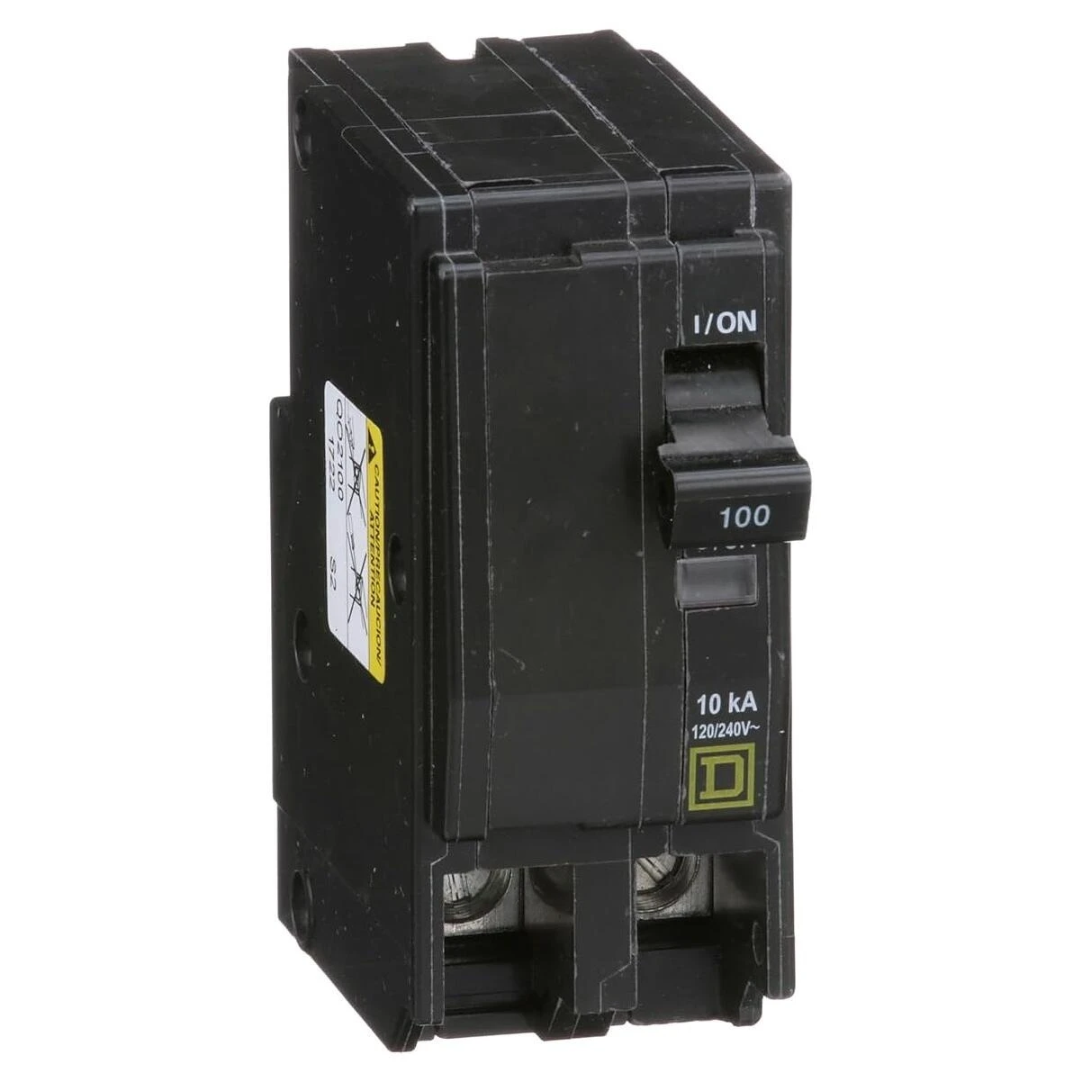 Square D QO2100CP 100-Amp Double-Pole Circuit Breaker, 120/240 VAC