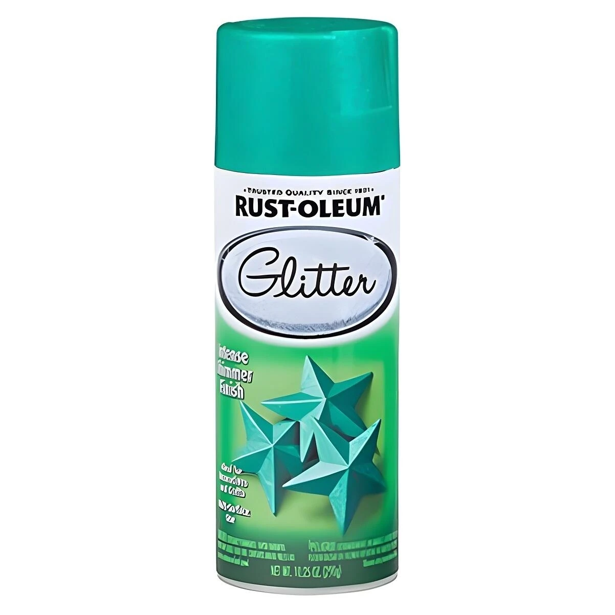 Rust-Oleum 302573 Specialty Glitter Spray Paint, Turquoise, 10.25 Oz