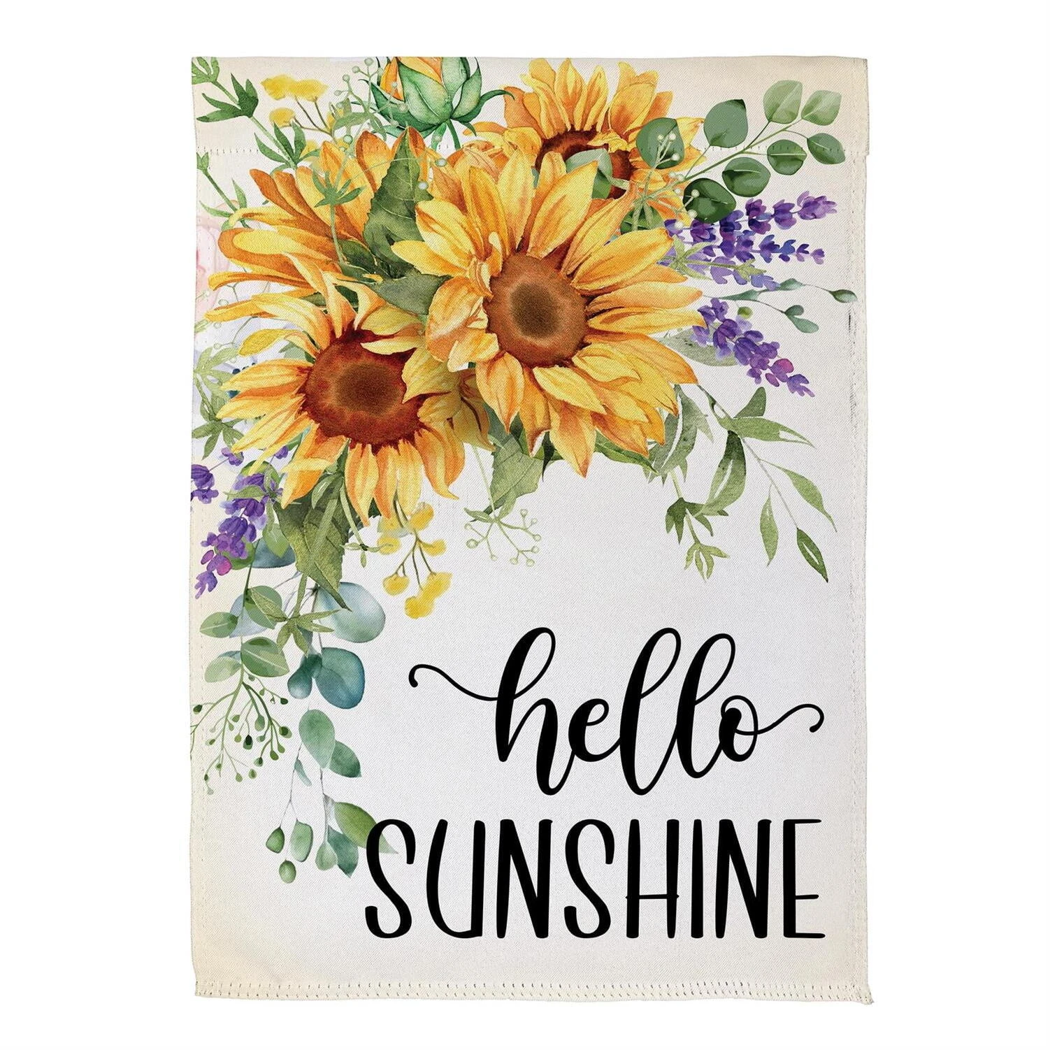 Hello Sunshine House Flag – Bright Outdoor Decorative Banner