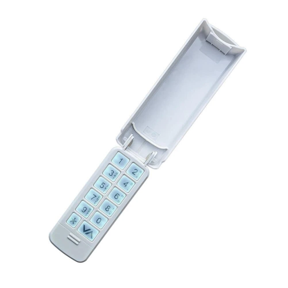 White Garage Door Keypad – WRLS Secure Entry System