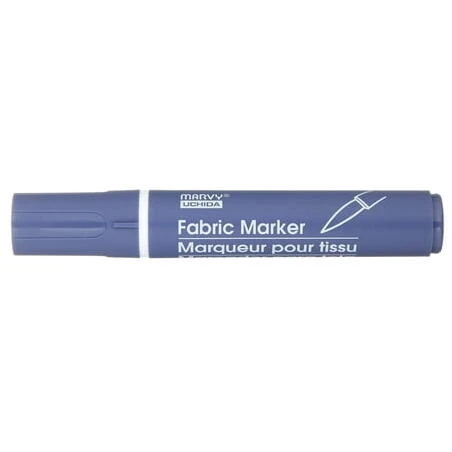 Navy Brush‑Tip Fabric Marker – Seamless Textile Labeling & Design