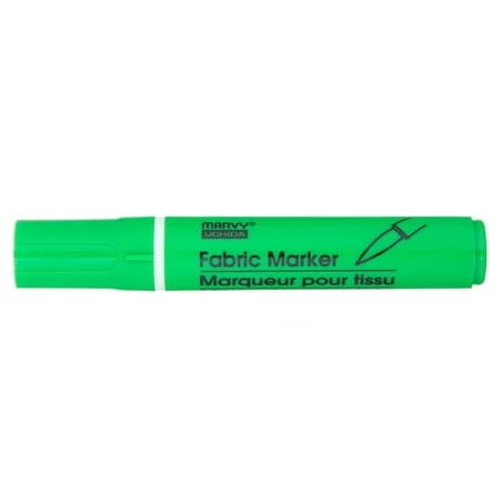 Flat Green Fabric Marker Brush – Precision Textile Tool