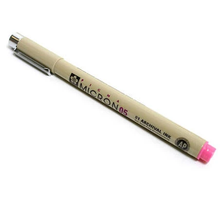Pigma Micron 0.45 mm Rose Fine‑Line Ink Pen – Archival Quality