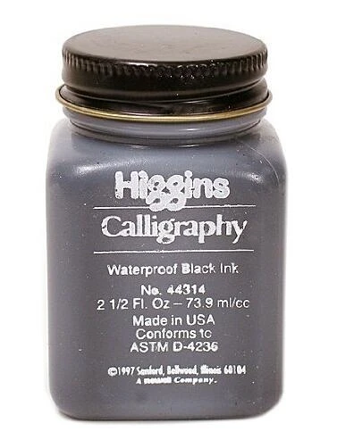 Higgins Cali Ink – Black 2.5 oz Pen Cartridge
