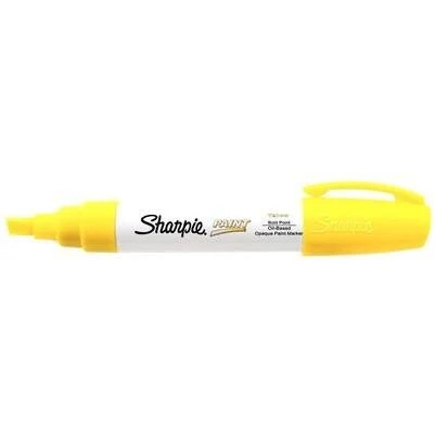 Sharpie Bold Yellow Paint Marker – Vibrant Permanent Ink