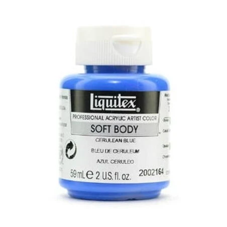 LTX Cerulean Blue 2 oz Acrylic Paint – Premium Artist Jar