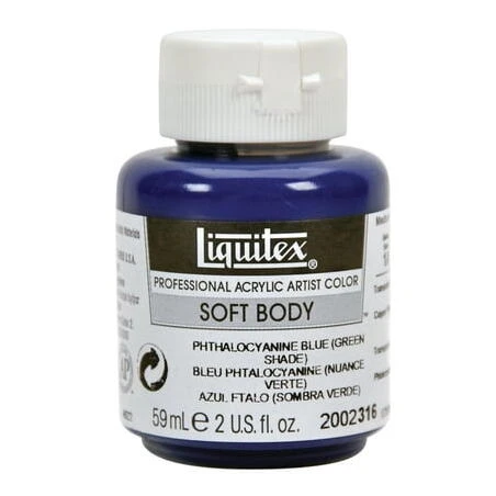 2‑Ounce Blue‑Green Acrylic Photo Jar – LTX Small Bottle