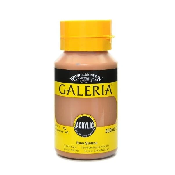 GALERIA Acrylic Paint 500ml Raw Sienna – Premium Water‑Based Color