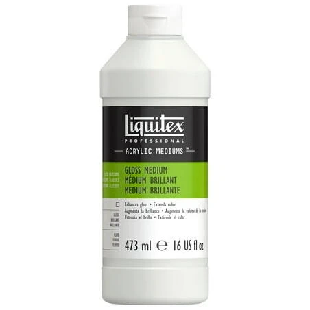 LTX Gloss Medium & Varnish – 16 oz Professional Finish